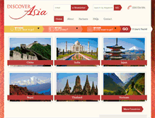 Tablet Screenshot of discoverasia.com.au